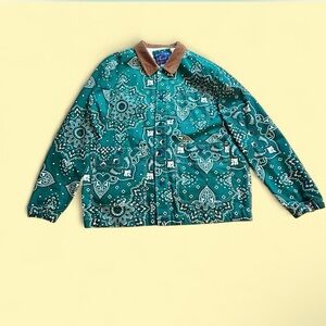 Gallery Dept Teal and Brown Lightweight Jacket
